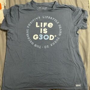 Life is good Men’s shirt dark Blue